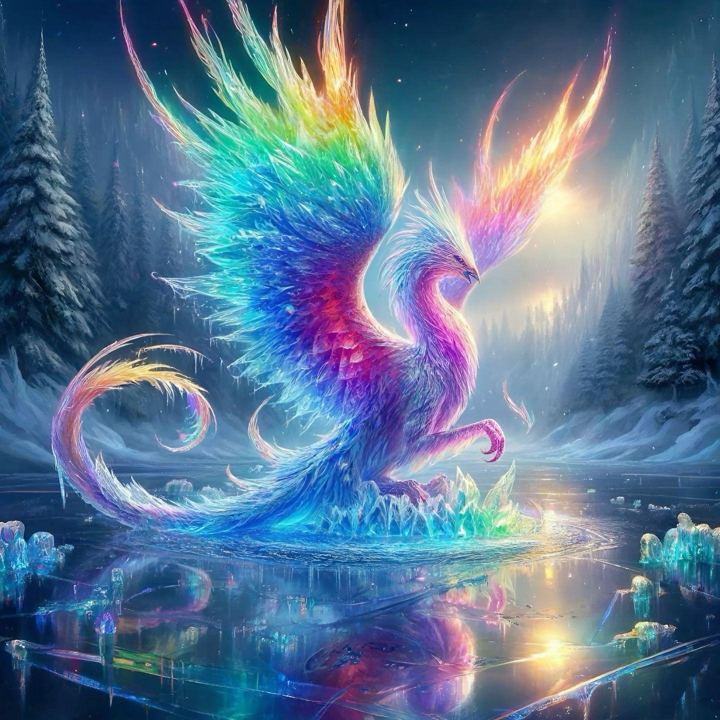 Strass-Kristallphönix - Jetzt bei diamondspainting kaufen