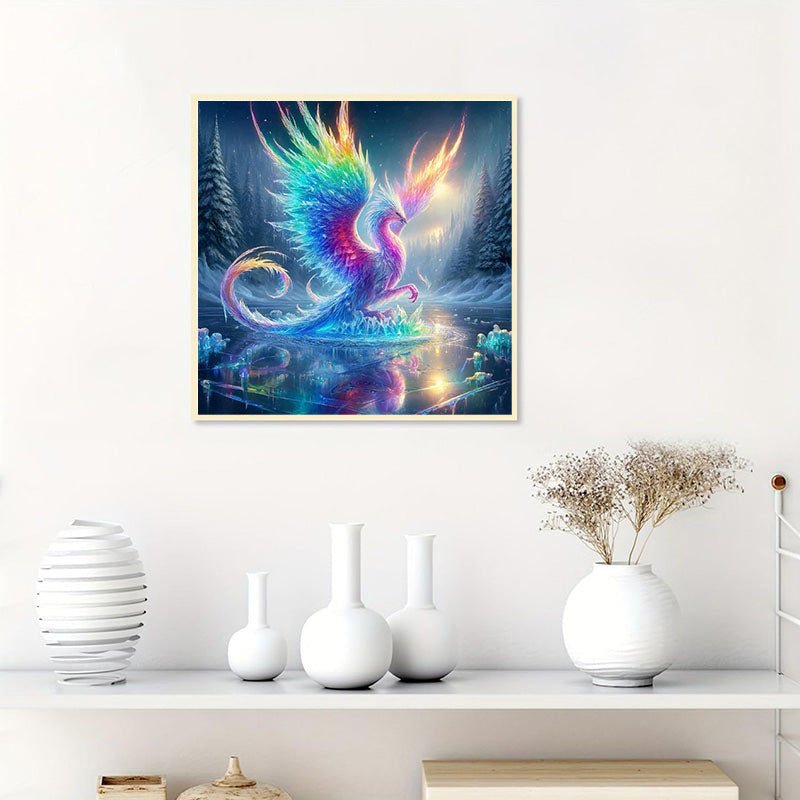 Rhinestone Landscape In Apple 