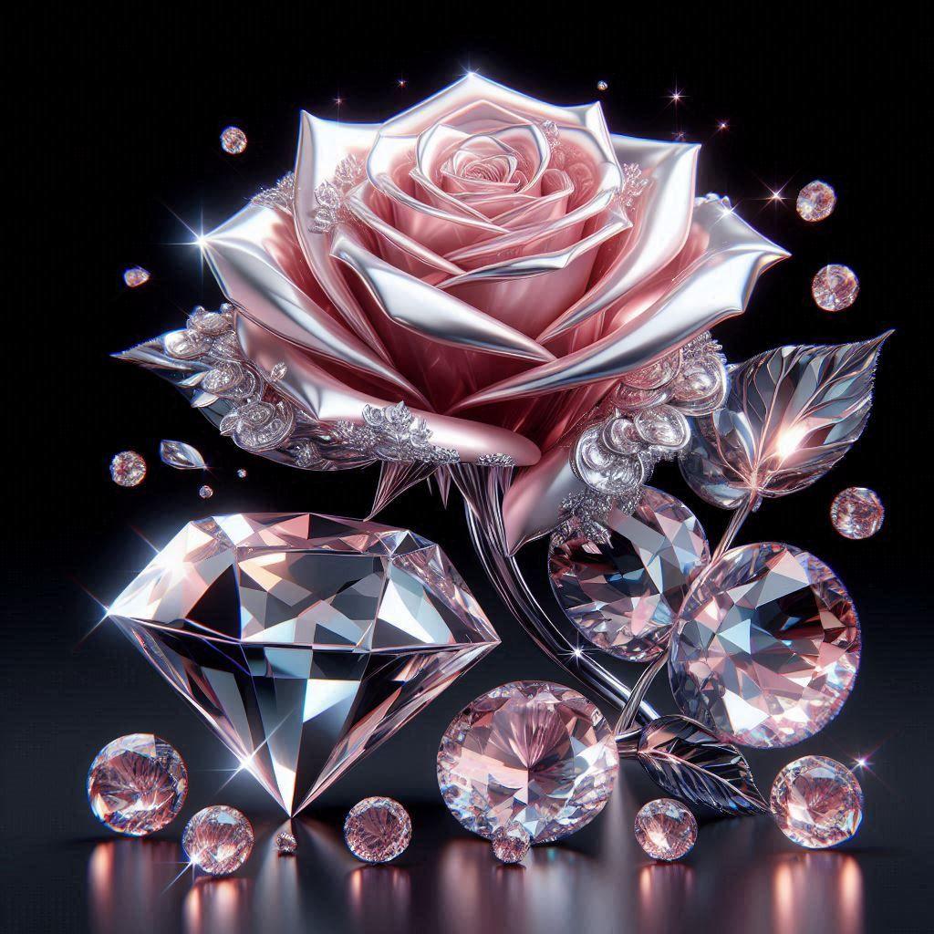 Strass-Kristallrose - Jetzt bei diamondspainting kaufen