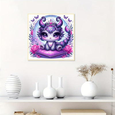 Rhinestone Landscape In Apple 