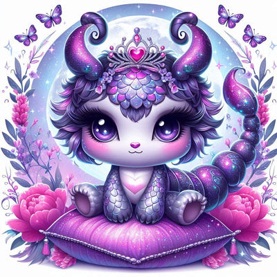 Strass-Lila Skorpion - Jetzt bei diamondspainting kaufen