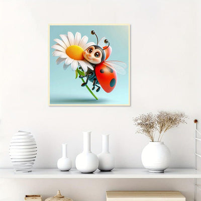 Rhinestone Landscape In Apple 