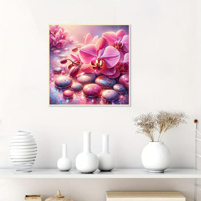 Strass-Orchideentraum in Rosa