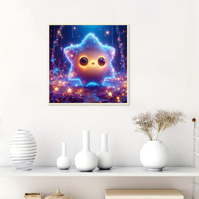 Rhinestone Landscape In Apple 