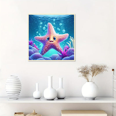 Rhinestone Landscape In Apple 