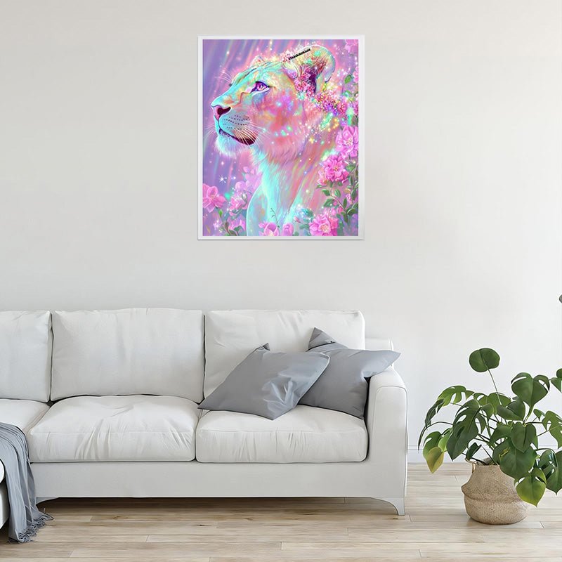 AB Diamond Painting-Blue Flowers