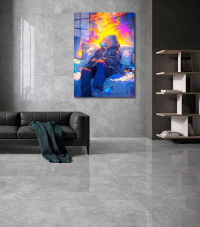 Voll AB Diamond Painting- Feurige Träume