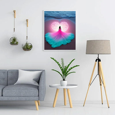 Voll AB Diamond Painting-Herzlicht