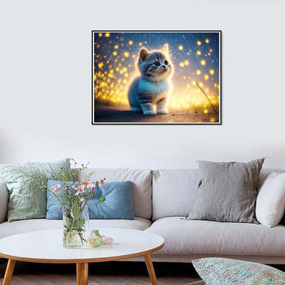 AB Diamond Painting-Blue Flowers