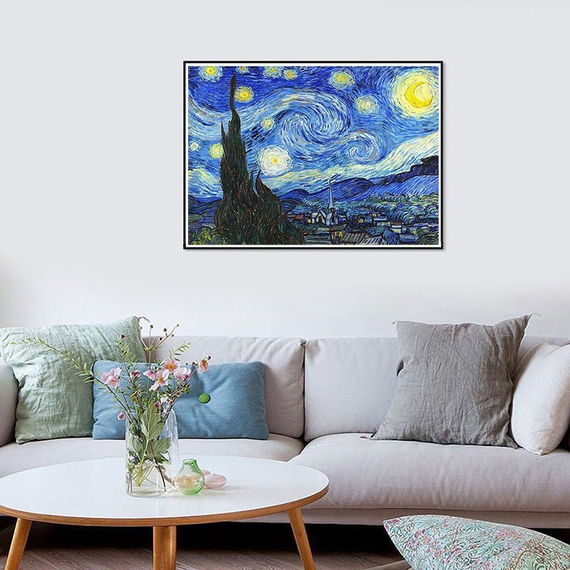 AB Diamond Painting-Blue Flowers