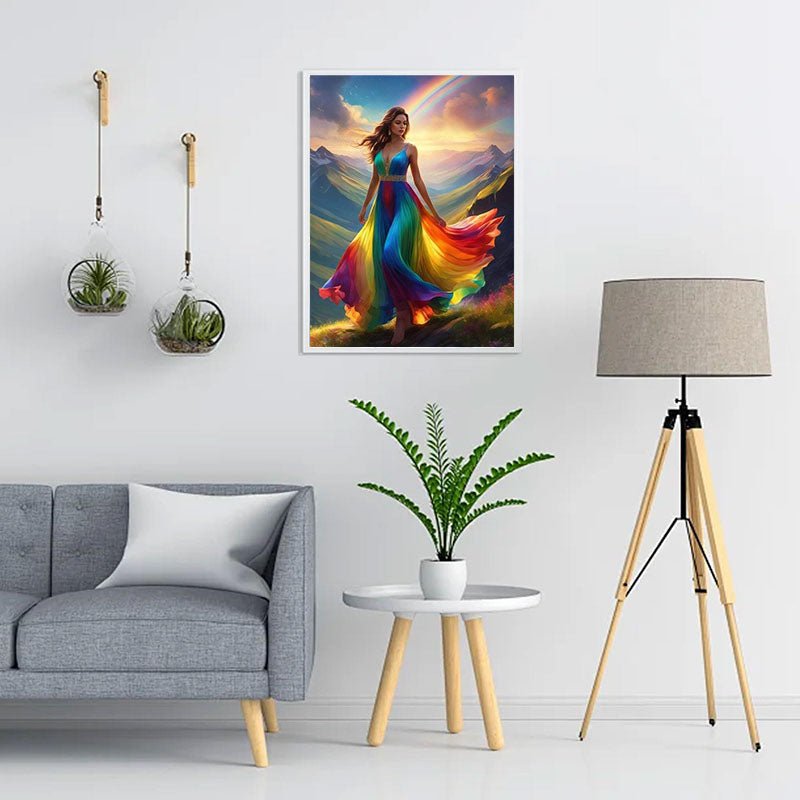 AB Diamond Painting-Blue Flowers