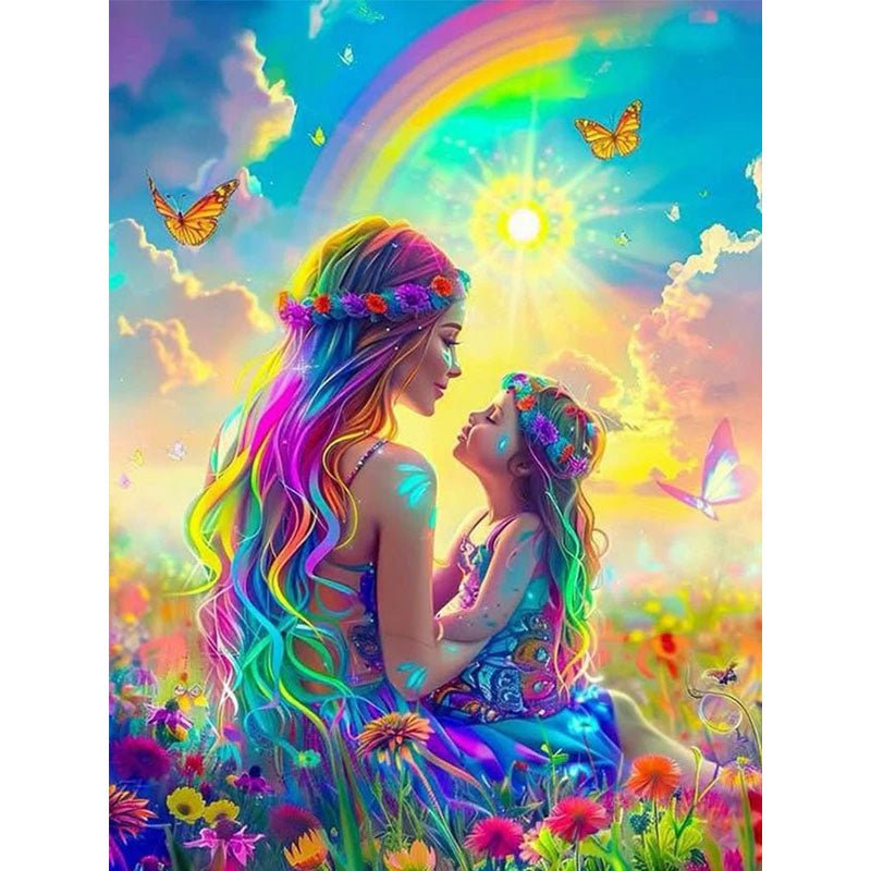 Voll AB Diamond Painting-Regenbogenliebe - Jetzt bei diamondspainting kaufen